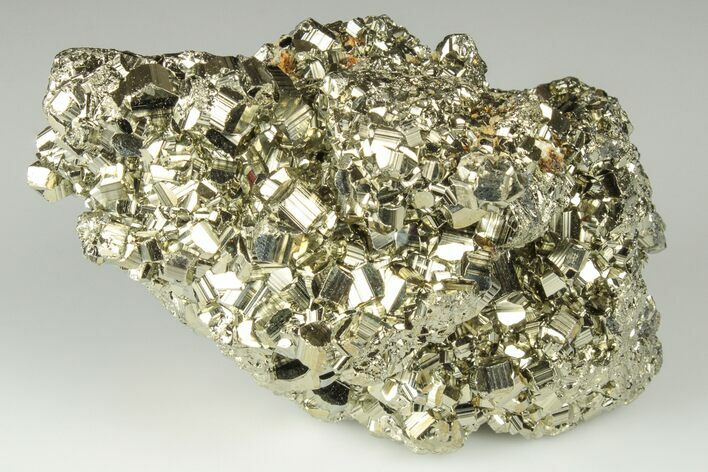 Shimmering Pyrite Crystal Cluster - Peru #190956